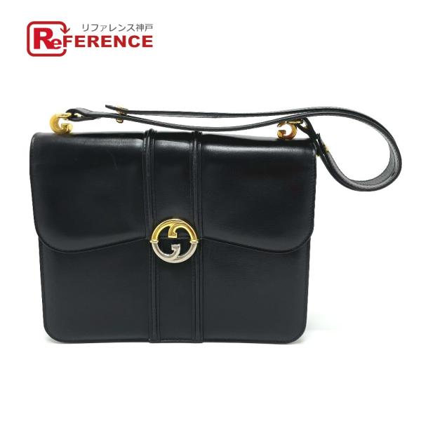 GUCCI グッチ GG金具 オールドグッチ 肩掛け ワンショルダーバッグ ヴィンテージ レザー レ...
