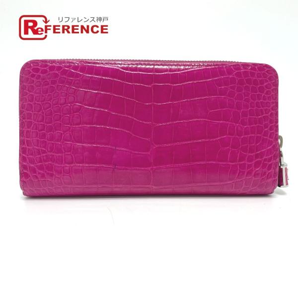 LOUIS VUITTON ルイヴィトン クロコダイル ジッピーウォレット パドロック 長財布 クロ...