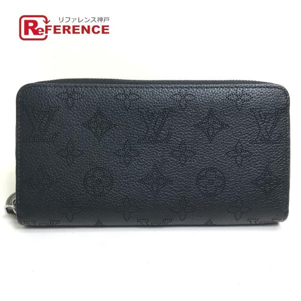 新品同様 LOUIS VUITTON ルイヴィトン M61867 モノグラムマヒナ ジッピーウォレッ...