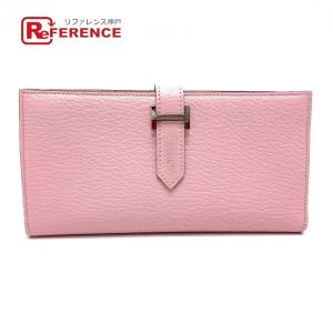 HERMES（エルメス） ベアンスフレ 長財布 ピンク レディース【中古
