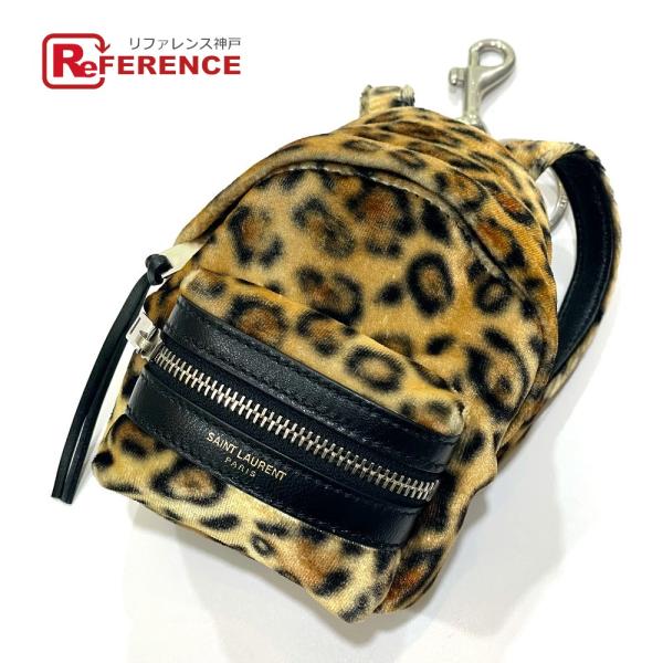 SAINT LAURENT PARIS サンローランパリ 441911 レオパード ミニリュック キ...