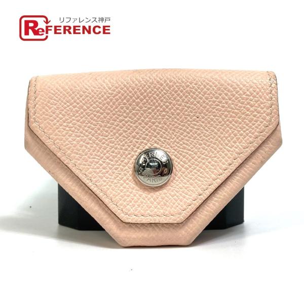 HERMES エルメス ルヴァンキャトル 小銭入れ コインケース エプソン C刻 ローズエグランタイ...