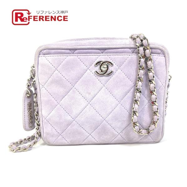 CHANEL シャネル CC ココマーク 斜め掛け ミニマトラッセ チェーンバッグ ショルダーバッグ...