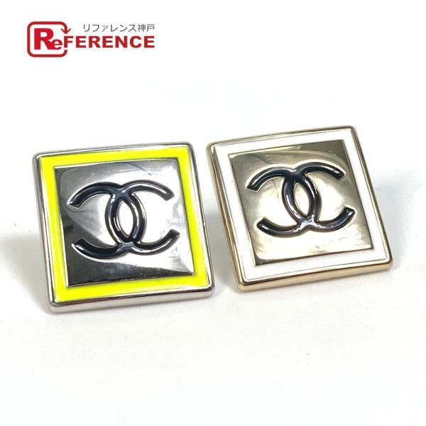CHANEL シャネル CCココマーク スクエア ピンブローチ セット アクセサリー B21B ブロ...