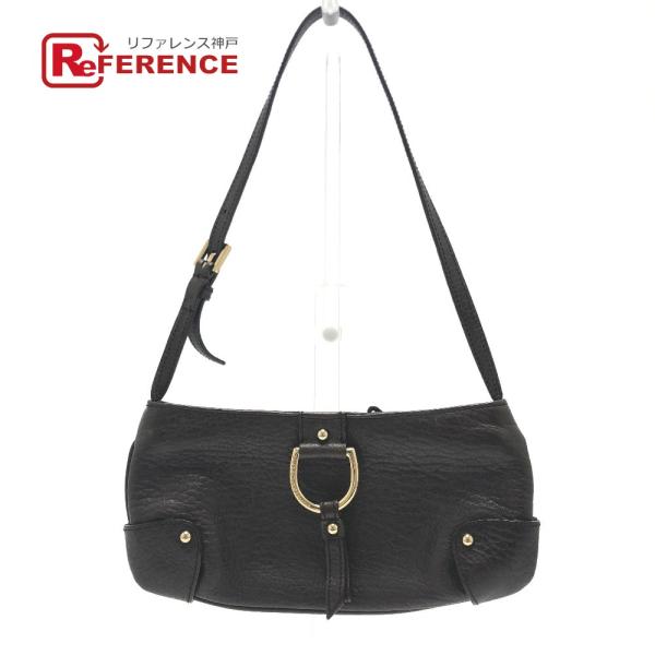 DOLCE&amp;GABBANA ドルチェアンドガッバーナ アクセサリーポーチ レザー ブラウン レディー...