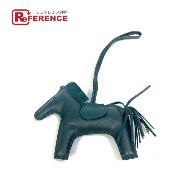 HERMES エルメス 馬 ホース シュバル ロデオMM ソーグリーン ワンカラー ストラップ クセ...