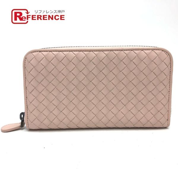 BOTTEGA VENETA ボッテガヴェネタ 114076 イントレチャート ラウンドファスナー ...