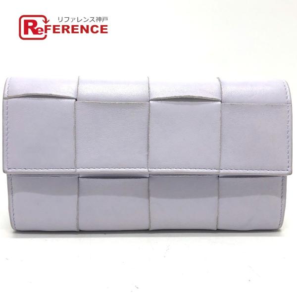 BOTTEGA VENETA ボッテガヴェネタ 667433 イントレチャート マキシ ２つ折り 長...