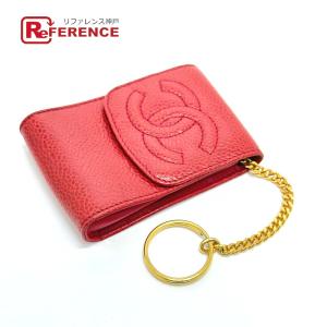 □美品□ シャネル 6連 キーケース 鍵 ココマーク レザー キャビア