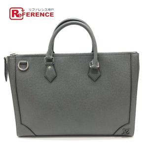 LOUIS VUITTON◇アントン・トート_タイガ_BLK/牛革/BLK : セカンド