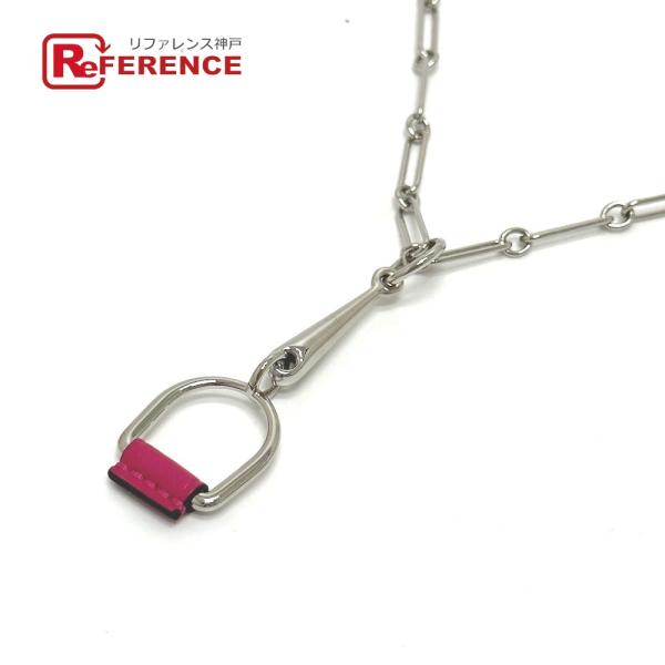 HERMES エルメス エリタージュ エスケトル PM ネックレス スイフト シルバー レディース【...