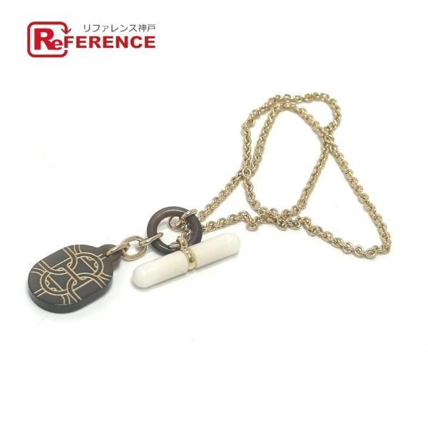 HERMES エルメス シェーヌダンクル アクセサリー ネックレス GP ゴールド レディース【中古...