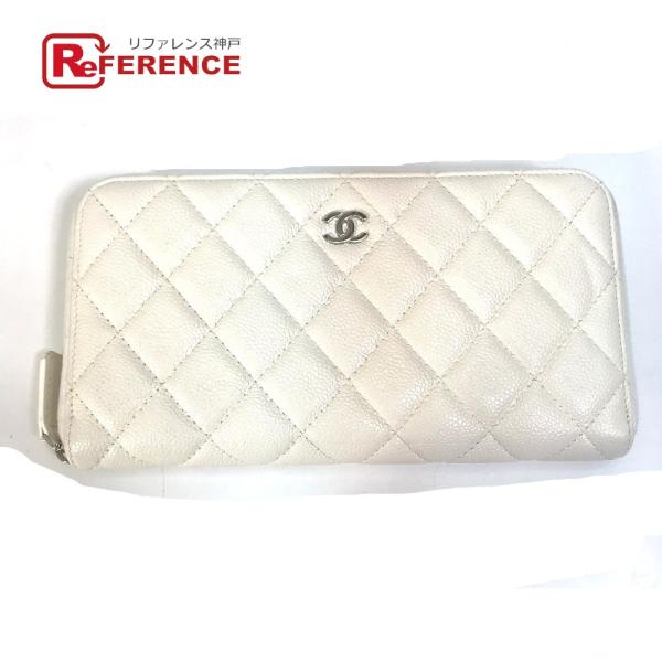 CHANEL シャネル A50097 マトラッセ CC ココマーク ラウンドファスナー キルティング...