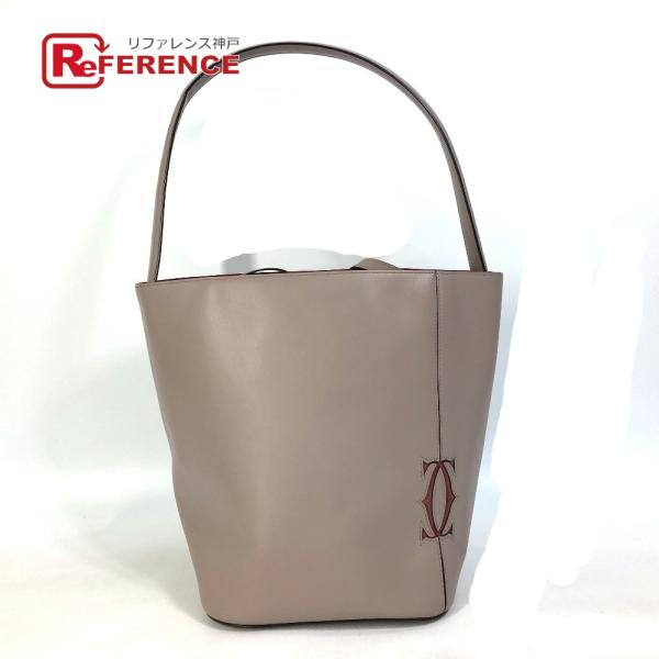 CARTIER カルティエ マストC バケットバッグ バケツ型 ショルダーバッグ 肩掛け ハンドバッ...