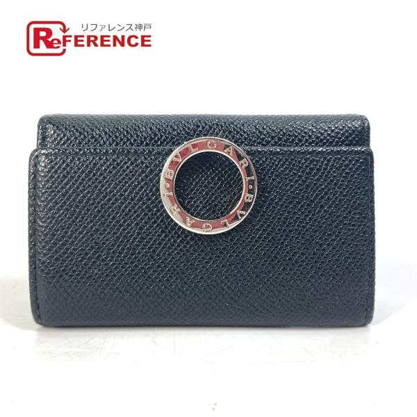 BVLGARI ブルガリ リングクリップ ロゴクリップ 6連 鍵 ブルガリブルガリ キーケース ブラ...