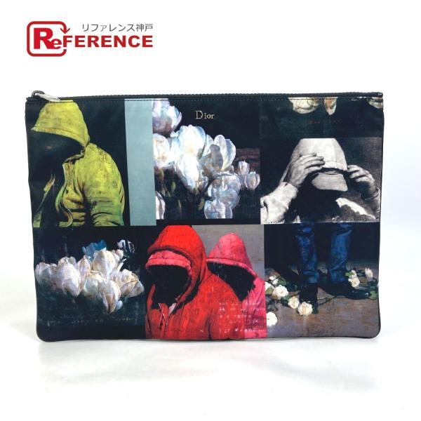 新品同様 Dior ディオール 2FBCA161XXQ ポーチ フランソワ バール クラッチバッグ ...