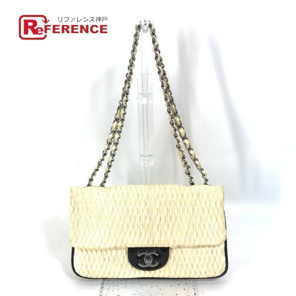CHANEL シャネル ココマーク チェーンバッグ 斜め掛け Wチェーン CC ショルダーバッグ ホ...