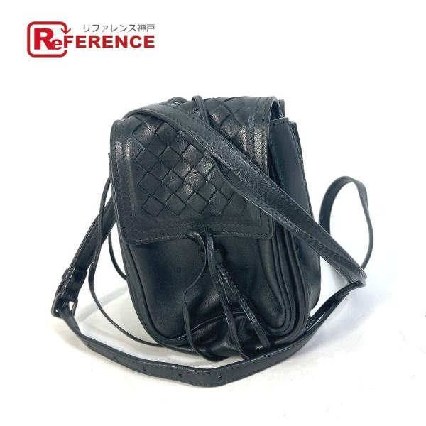 BOTTEGA VENETA ボッテガヴェネタ ポシェット 斜め掛け カバン Wポーチ イントレチャ...