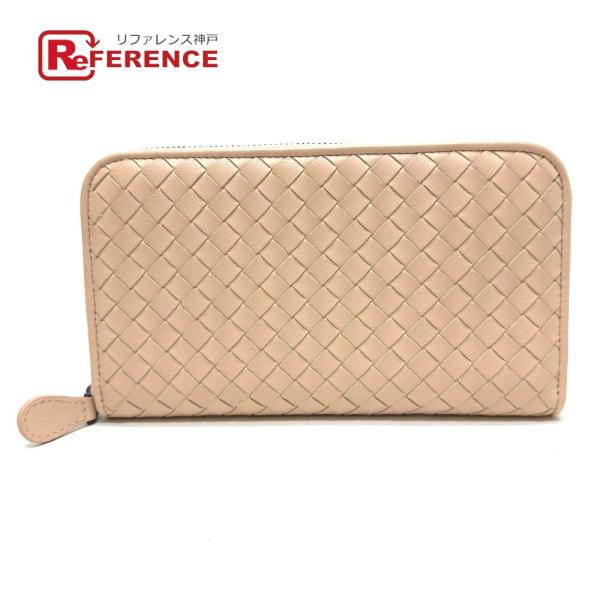 美品 BOTTEGA VENETA ボッテガヴェネタ ラウンドファスナー イントレチャート 長財布 ...