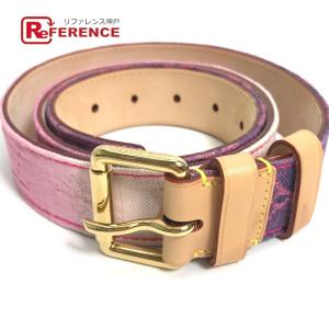 栄】ルイヴィトン ベルト サンチュール フォーチューン M9863 ブラック  