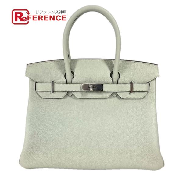 未使用 HERMES エルメス バーキン30 トートバッグ カバン ハンドバッグ グリネヴェ グリー...