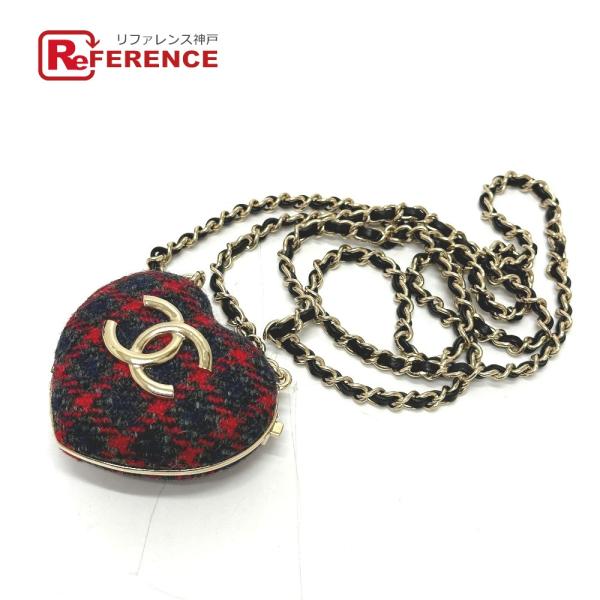 美品 CHANEL シャネル AP9485 ハート ロケット ピルケース ココマーク ネックレス ネ...