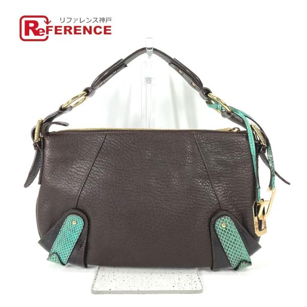 DOLCE&amp;GABBANA ドルチェアンドガッバーナ ホーボー DGロゴ 肩掛け バイカラー ハンド...