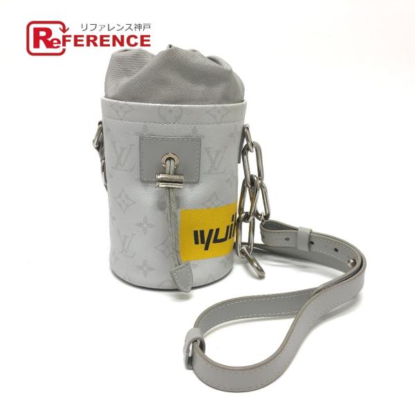 LOUIS VUITTON ルイヴィトン M44631 チョークナノ カバン ホワイトモノグラム シ...