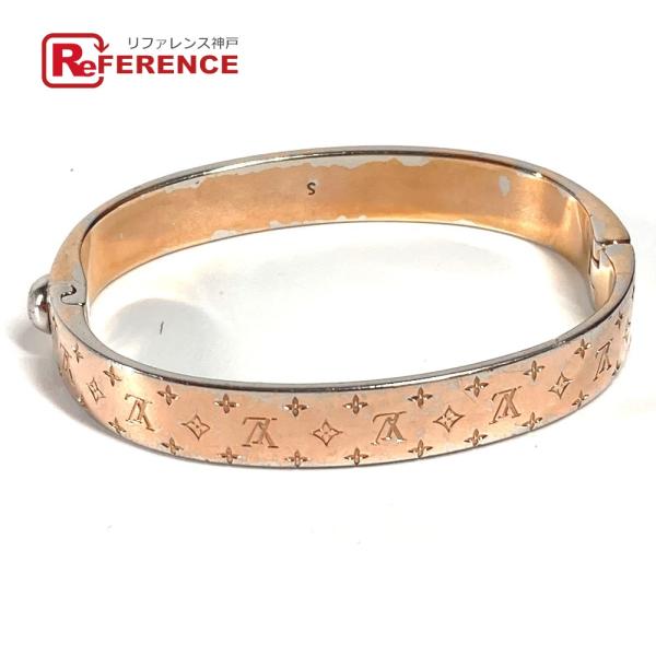 LOUIS VUITTON ルイヴィトン M00253 カフ・ナノグラム バングル モノグラム ブレ...