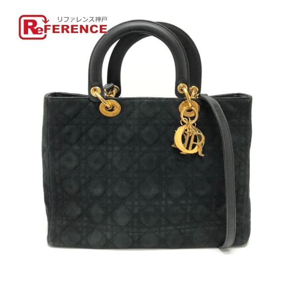 Dior ディオール レディディオール LADY DIOR 2WAY ショルダーバッグ カバン 斜め...