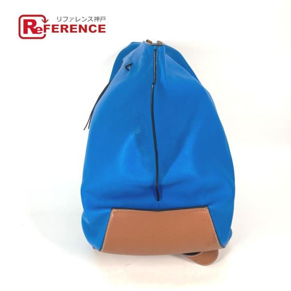 美品   アントン クロス カバン バイカラー ショルダーバッグ ブルー レディース【中古】