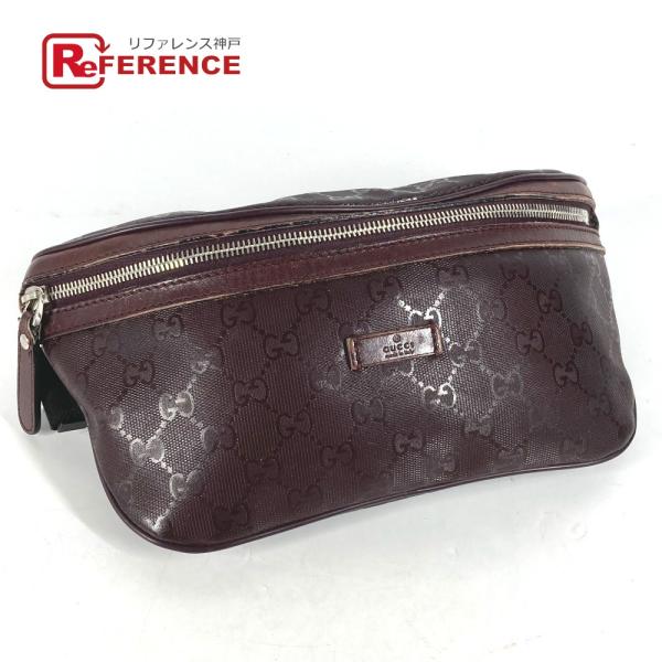 GUCCI グッチ 233269 GGインプリメ ショルダーバッグ クロス ベルトバッグ カバン ボ...