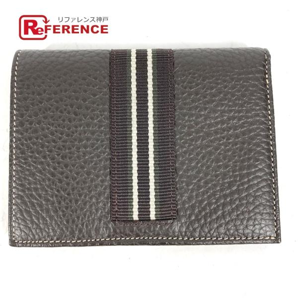 未使用 Dunhill ダンヒル ロゴ コンパクトウォレット 2つ折り財布 ブラウン メンズ【中古】