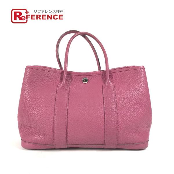 HERMES エルメス ガーデンパーティTPM カバン ハンドバッグ カバン トートバッグ トスカ ...