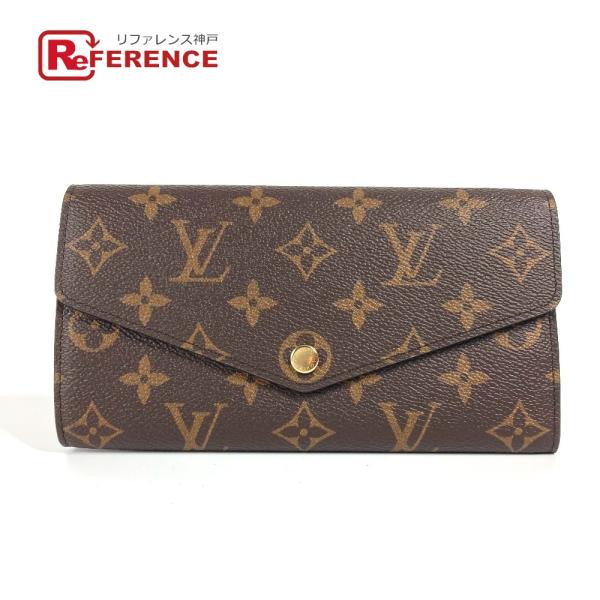 新品同様 LOUIS VUITTON ルイヴィトン M83580 ポルトフォイユ・サラ NM ロング...