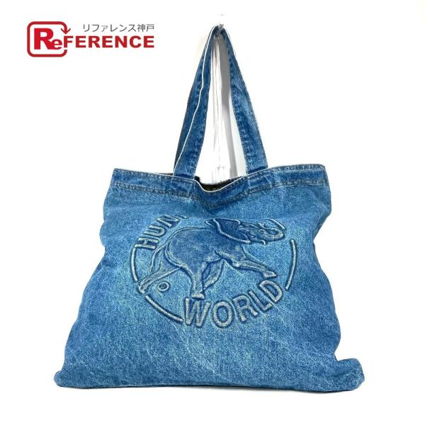 HUNTING WORLD ハンティングワールド ロゴ カバン 肩掛け ショルダーバッグ トートバッ...