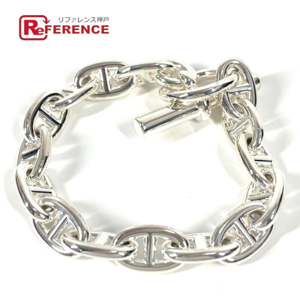 未使用 HERMES エルメス MM 15LINK シェーヌダンクル MM 15コマ チェーン アク...