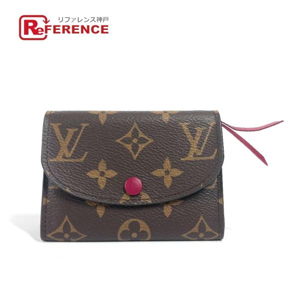 美品 LOUIS VUITTON ルイヴィトン Ｍ41939 ポルトモネ・ロザリ コンパクトウォレッ...