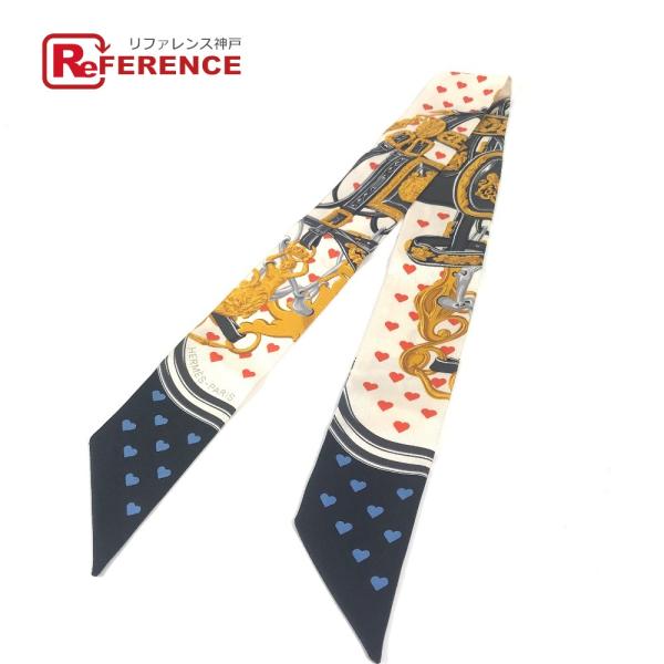 美品 HERMES エルメス ツイリー ツィリー ブリッド・ドゥ・ガラ・ラヴ ハート バンドースカー...