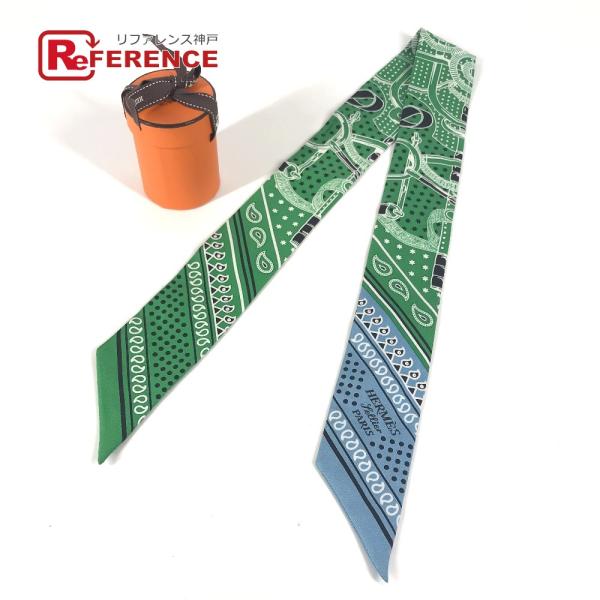 HERMES エルメス ツイリー ツィリー エプロン・ドール・バンダナ バンドースカーフ スカーフ ...