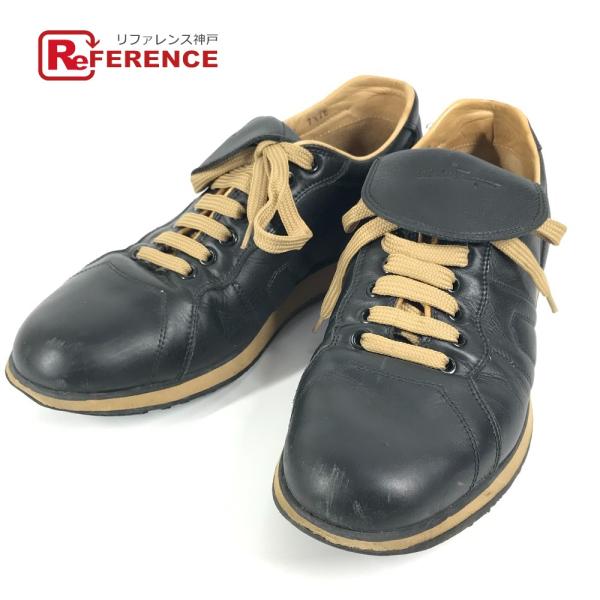 Salvatore Ferragamo サルヴァトーレフェラガモ ロゴ バイカラー 靴 シューズ 紐...