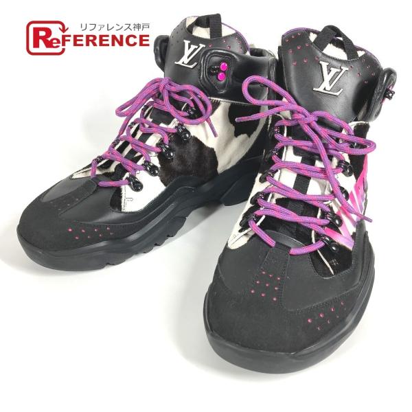 LOUIS VUITTON ルイヴィトン  1A995F ミディアム アンクルブーツ ハイカットスニ...