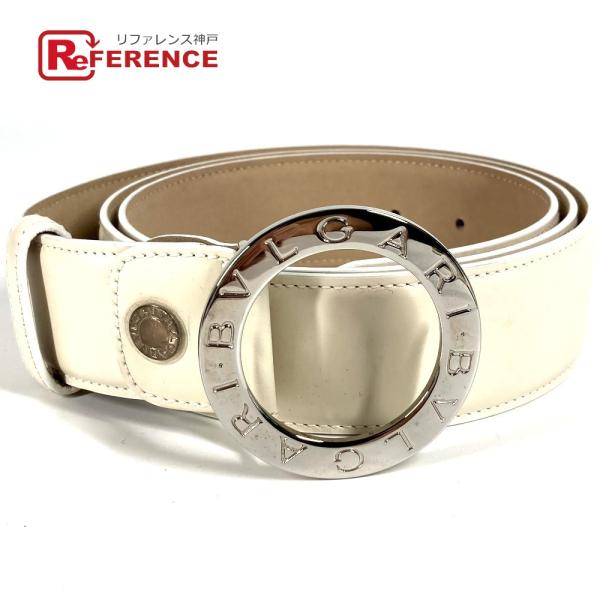 美品 BVLGARI ブルガリ ブルガリブルガリ ロゴ ボトムス用ベルト アクセサリー バックルベル...