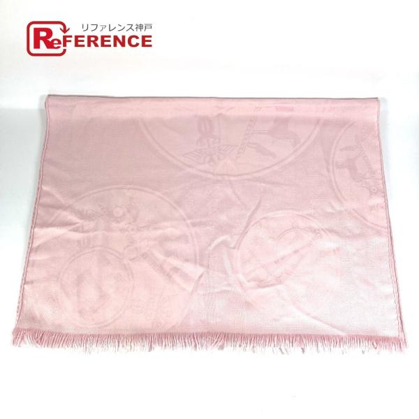 HERMES エルメス ストール 《ニュー・リブリス》 ショール フリンジ マフラー ストール ロー...