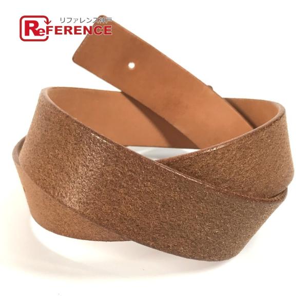 HERMES エルメス ベルトのみ アクセサリー ベルト ブラウン ユニセックス【中古】