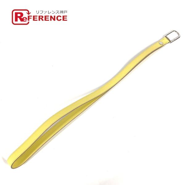 未使用 HERMES エルメス ネックストラップ ネックレス アクセサリー ストラップ スフレ イエ...