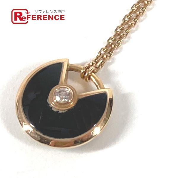 CARTIER カルティエ アミュレット ドゥ カルティエ 1Pダイヤ XS チェーンネックレス ア...