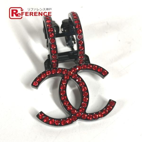 美品 CHANEL シャネル B17S クリスタル ココマーク スイング ラインストーン 片方 片耳...