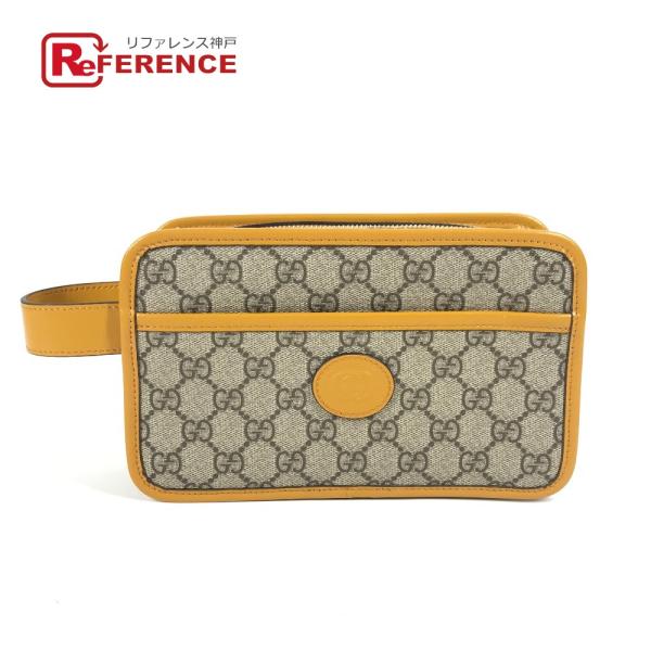 未使用 GUCCI グッチ 625764 GG ロゴ クラッチバッグ カバン ポーチ 持ち手つき G...