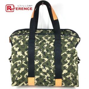 LOUIS VUITTON ルイヴィトン M95783 トレイ トートバッグ モノグラムモフラージュ 村上隆 ショルダーバッグ モノグラムフラージュ【中古】